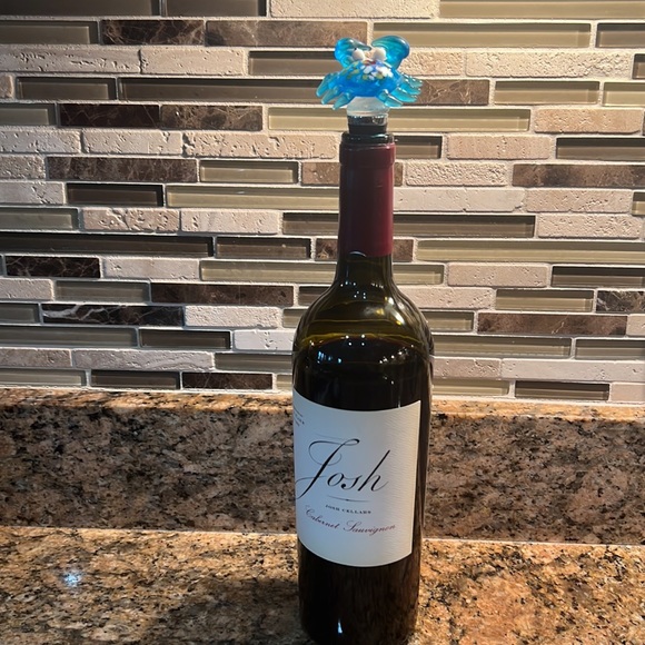 Hand Blown Glass Crab Wine Stopper NEW! - Picture 1 of 7